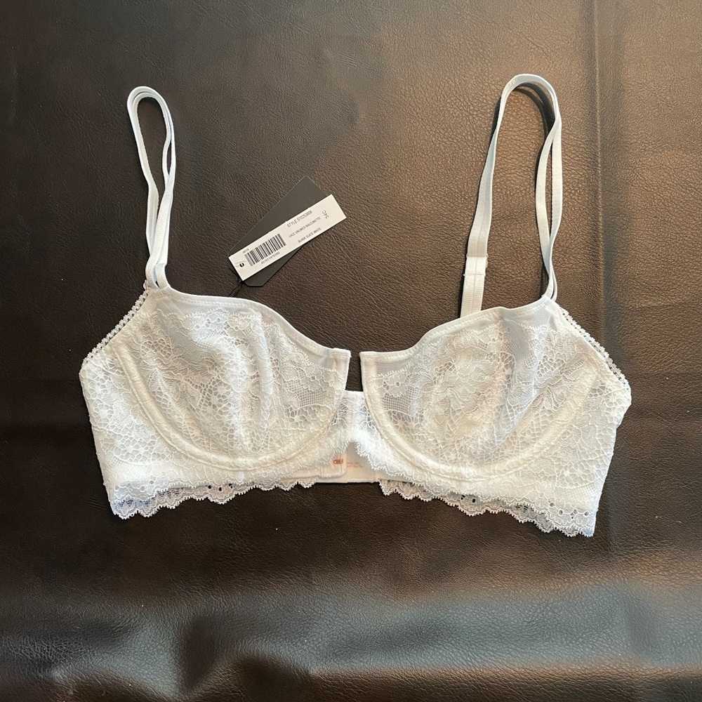 NWT TellTale Balconette white bra 34C